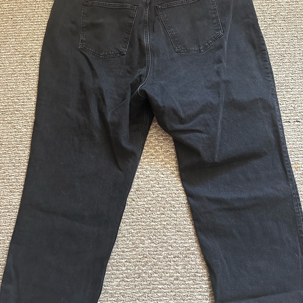 Abercrombie & Fitch Black Straight Leg Jeans
